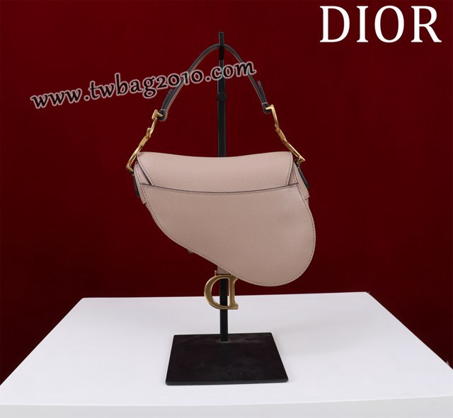 Dior专柜新款迪奥高仿原单长肩带大小号牛皮马鞍包手拎斜挎包 djfk1805